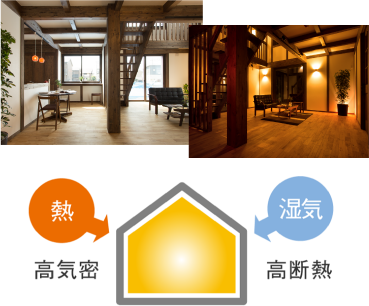 熱　高気密 湿気　高断熱