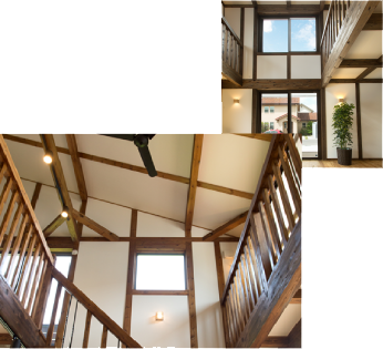 開放感のある吹き抜けイメージ